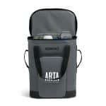 Custom Igloo Trailmate 32 Can Backpack Cooler - Carbonite with Company Logo - Personalized Bulk Corporate Gift - 9