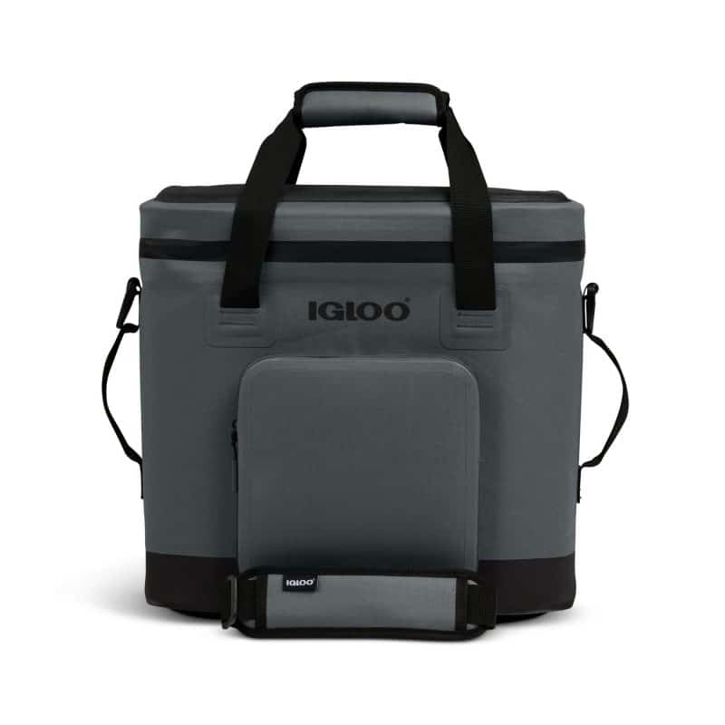 Custom Igloo Trailmate 36 Can Cooler - Carbonite with Company Logo - Personalized Bulk Corporate Gift - 1