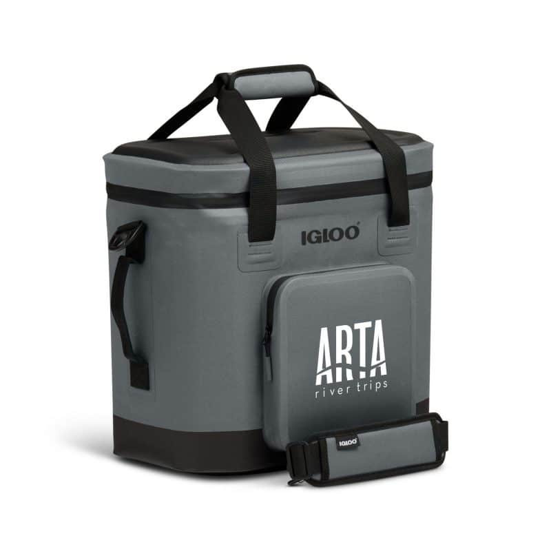 Custom Igloo Trailmate 36 Can Cooler - Carbonite with Company Logo - Personalized Bulk Corporate Gift - 3