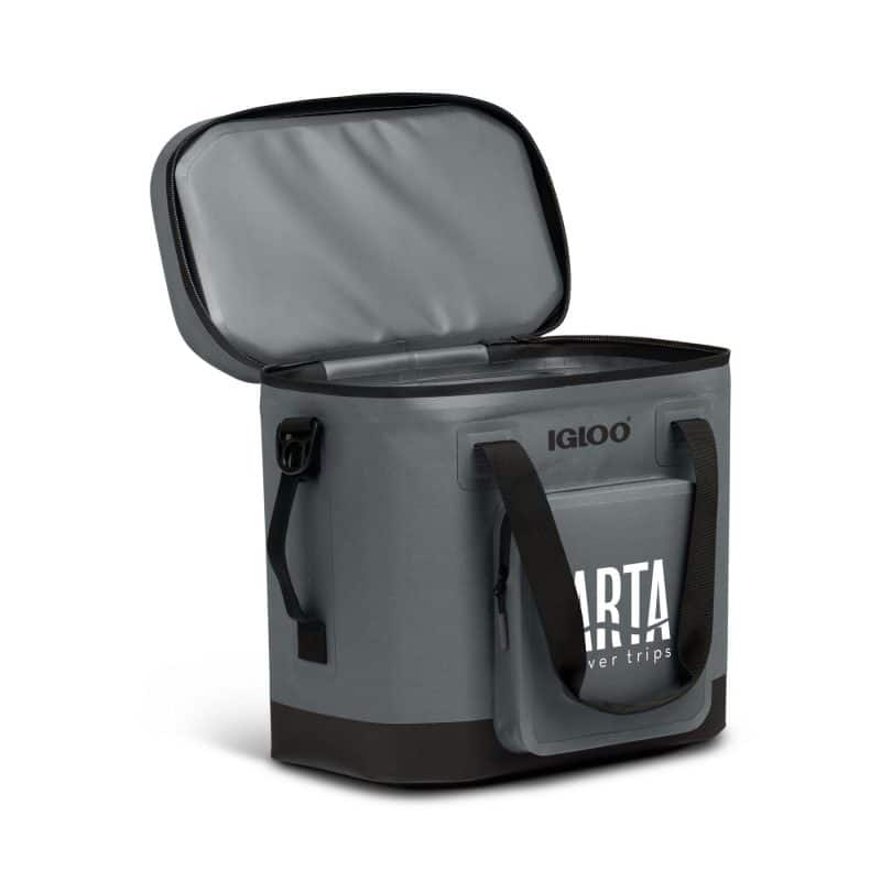 Custom Igloo Trailmate 36 Can Cooler - Carbonite with Company Logo - Personalized Bulk Corporate Gift - 4