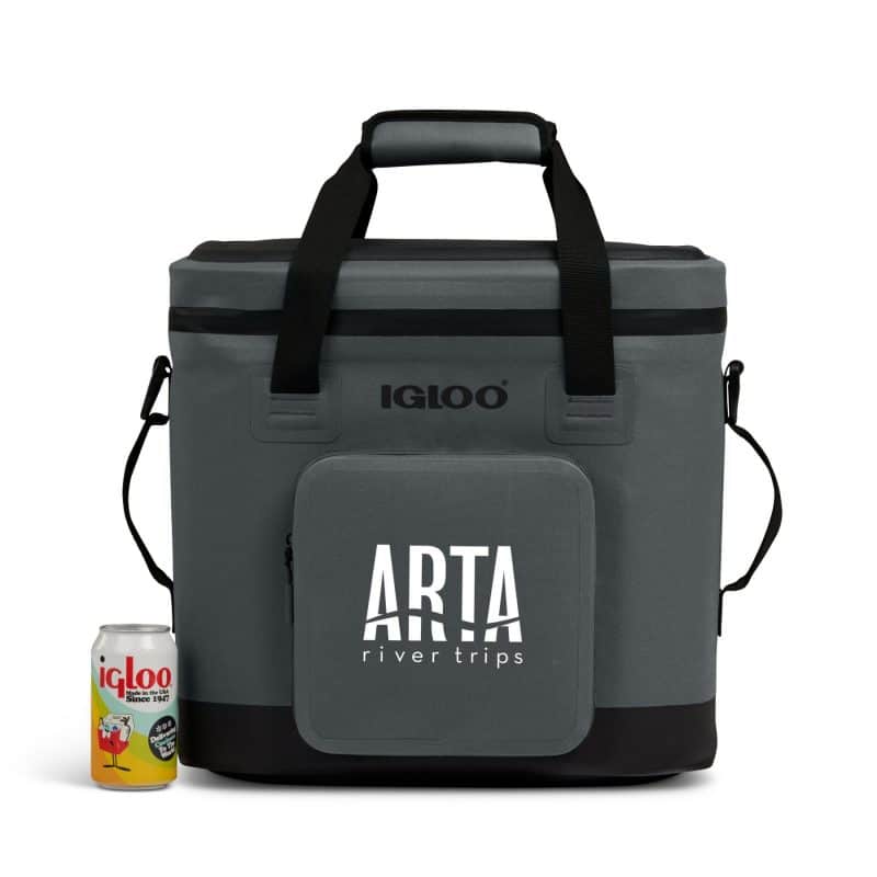 Custom Igloo Trailmate 36 Can Cooler - Carbonite with Company Logo - Personalized Bulk Corporate Gift - 8