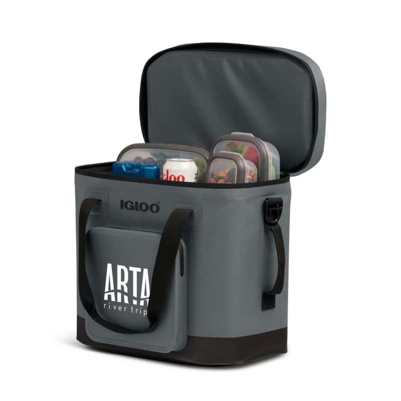 Custom Igloo Trailmate 36 Can Cooler - Carbonite with Company Logo - Personalized Bulk Corporate Gift - 9