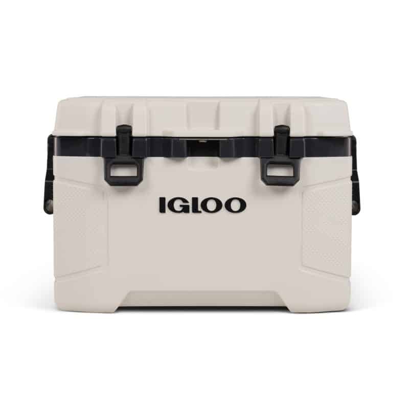 Custom Igloo Trailmate 50 Qt Hard Side Cooler - Bone with Company Logo - Personalized Bulk Corporate Gift - 1