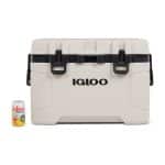 Custom Igloo Trailmate 50 Qt Hard Side Cooler - Bone with Company Logo - Personalized Bulk Corporate Gift - 8