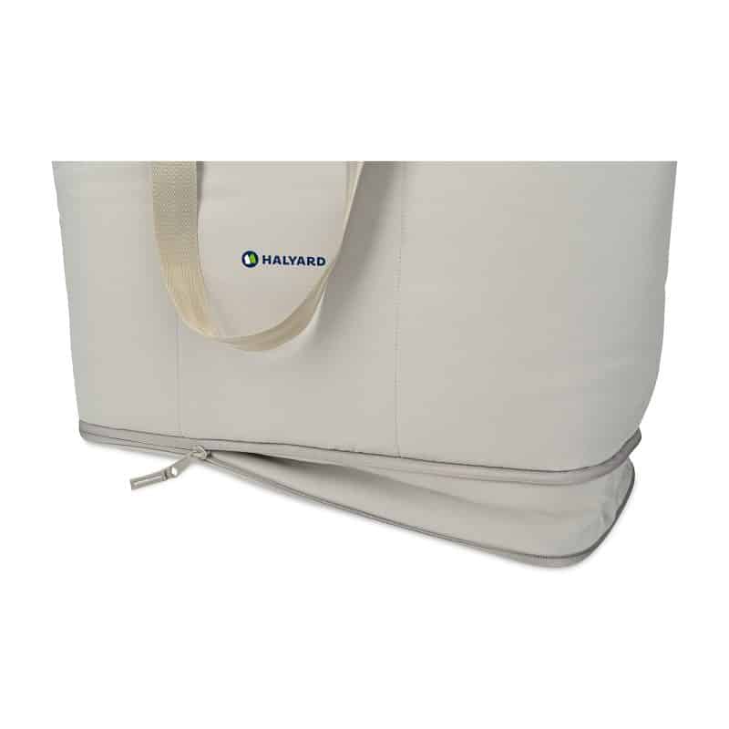 Custom KEEPCOOL Rio Quilted Expandable Cooler - Latte with Company Logo - Personalized Bulk Corporate Gift - 3