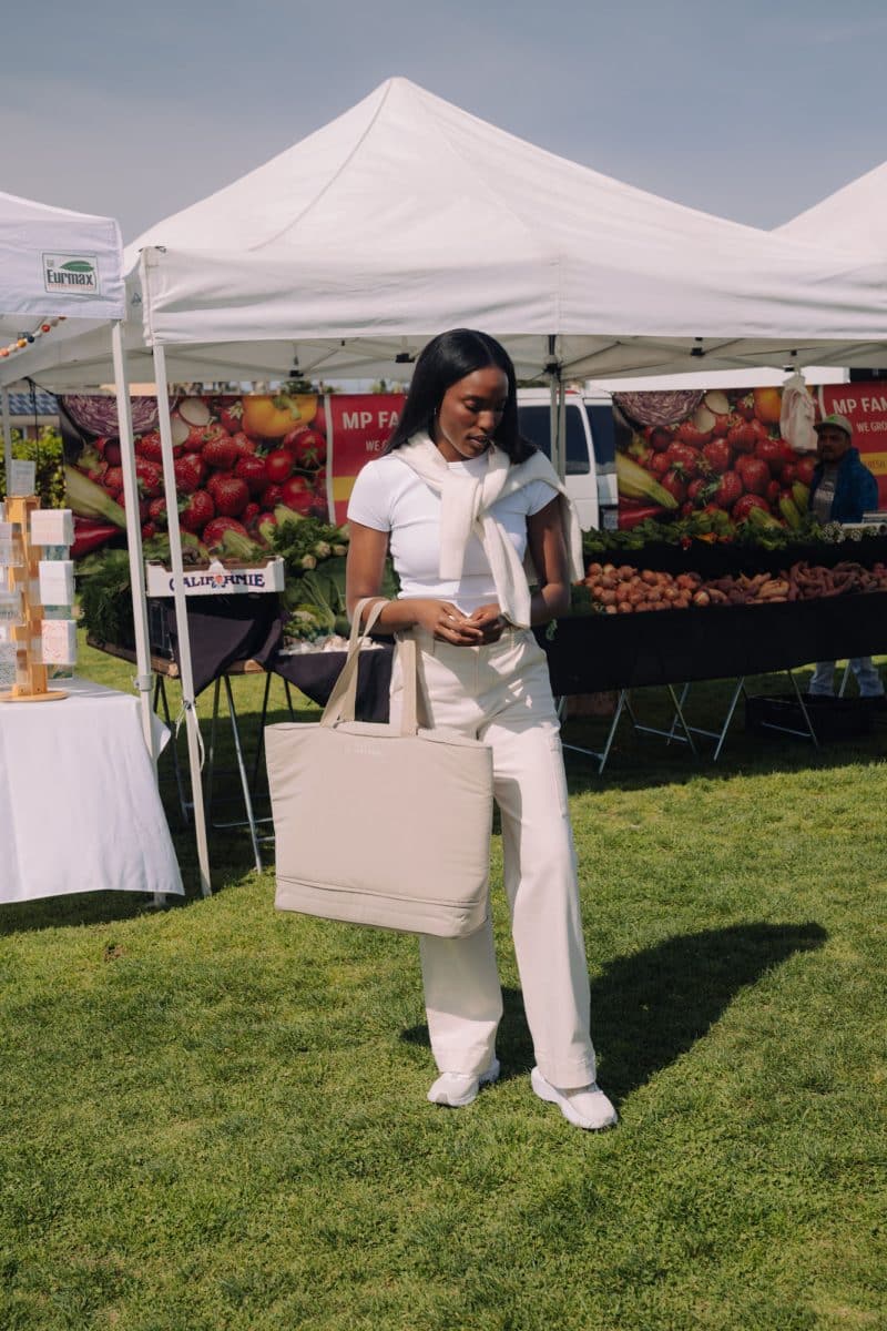 Custom KEEPCOOL Rio Quilted Expandable Cooler - Latte with Company Logo - Personalized Bulk Corporate Gift - 8