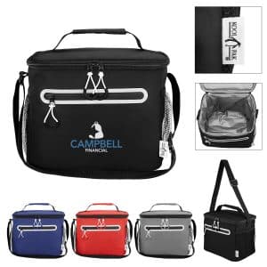 Custom Kool Pak® 12 Can Cooler Bag with Company Logo - Personalized Bulk Corporate Gift