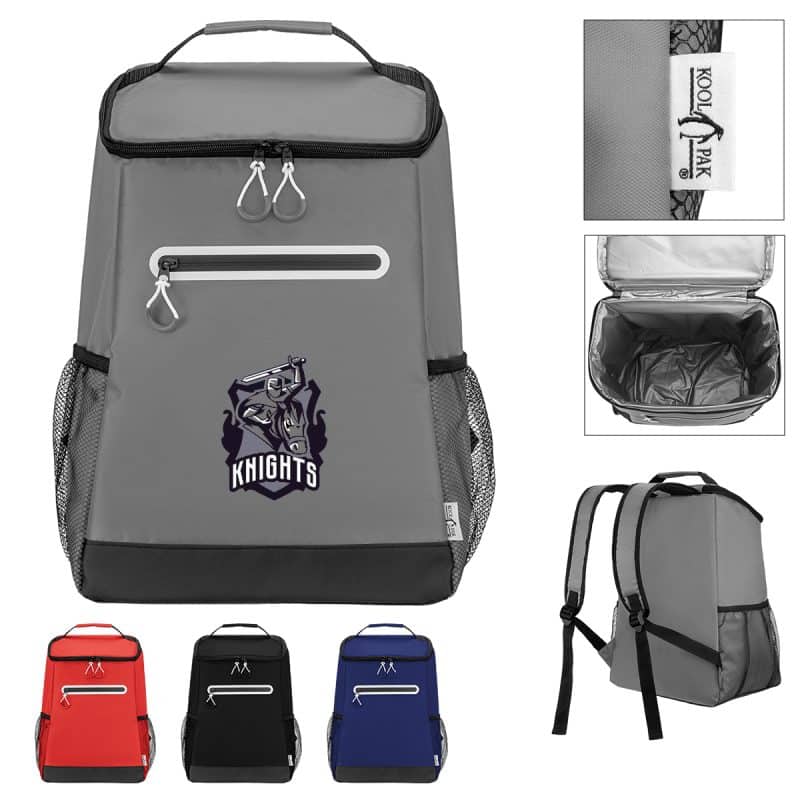 Custom Kool Pak® 36 Can Cooler Backpack with Company Logo - Personalized Bulk Corporate Gift