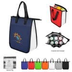 Custom Lola Laminated Non-woven 6 Can Cooler Bag with Company Logo - Personalized Bulk Corporate Gift