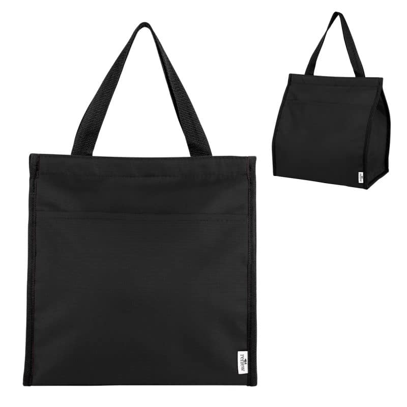 Custom Mable Rpet 11 Can Cooler Bag with Company Logo - Personalized Bulk Corporate Gift - 1