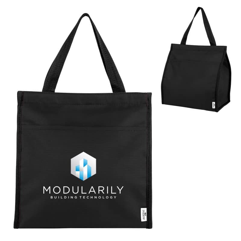 Custom Mable Rpet 11 Can Cooler Bag with Company Logo - Personalized Bulk Corporate Gift - 2
