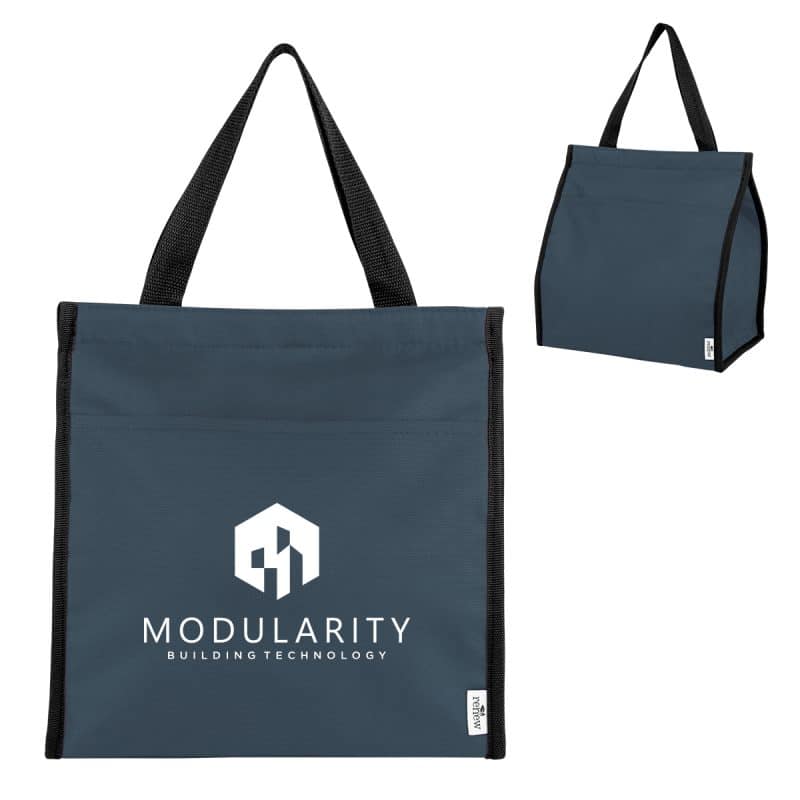 Custom Mable Rpet 11 Can Cooler Bag with Company Logo - Personalized Bulk Corporate Gift - 4