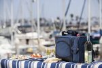 Custom Malibu - Picnic Tote w/Deluxe Picnic Service for 2 - Solid Colors with Company Logo - Personalized Bulk Corporate Gift - 7