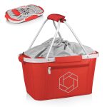 Custom Metro Basket Collapsible Insulated Cooler Tote with Company Logo - Personalized Bulk Corporate Gift
