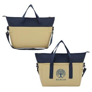 Custom Mirador 320D Taslon 28-Can Cooler Tote with Company Logo - Personalized Bulk Corporate Gift