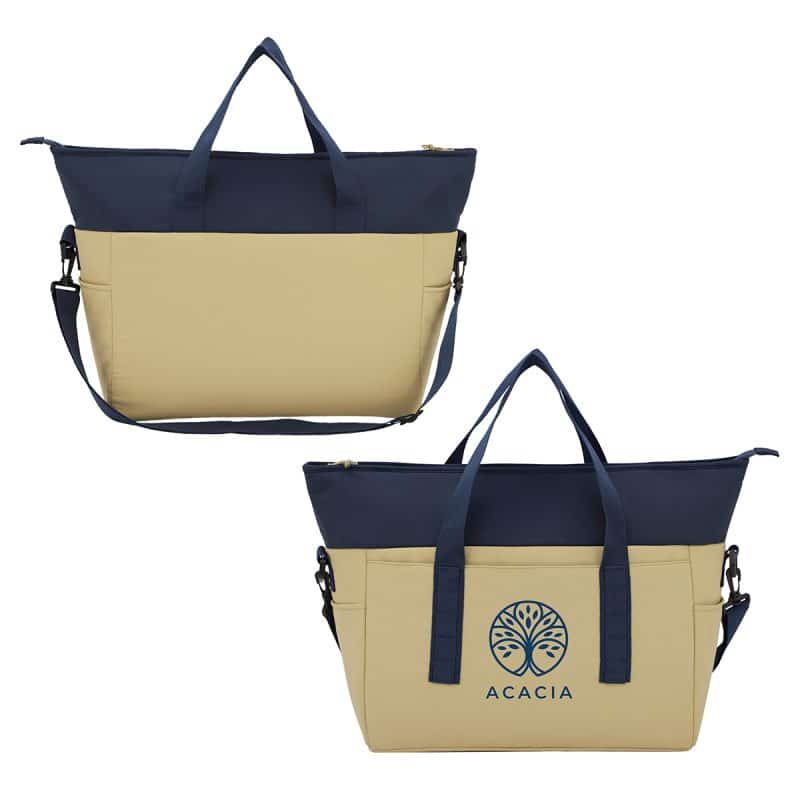 Custom Mirador 320D Taslon 28-Can Cooler Tote with Company Logo - Personalized Bulk Corporate Gift