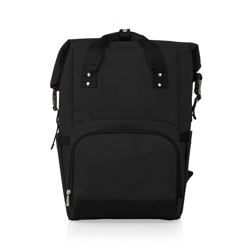Custom On The Go Roll-Top Cooler Backpack with Company Logo - Personalized Bulk Corporate Gift - 1