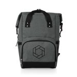 Custom On The Go Roll-Top Cooler Backpack with Company Logo - Personalized Bulk Corporate Gift