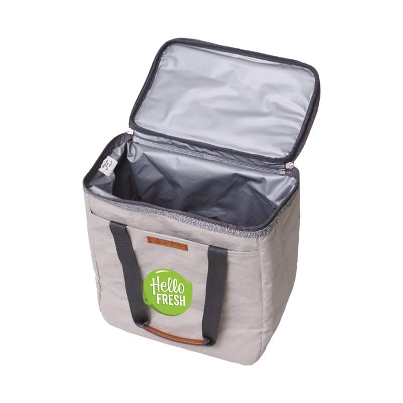 Custom Out of the Woods Dolphin Cooler - Stone with Company Logo - Personalized Bulk Corporate Gift - 2