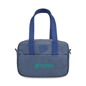 Custom Out of the Woods Leo Lunch Cooler - Navy with Company Logo - Personalized Bulk Corporate Gift