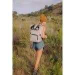 Custom Out of the Woods Seagull Backpack Cooler - Stone with Company Logo - Personalized Bulk Corporate Gift - 6