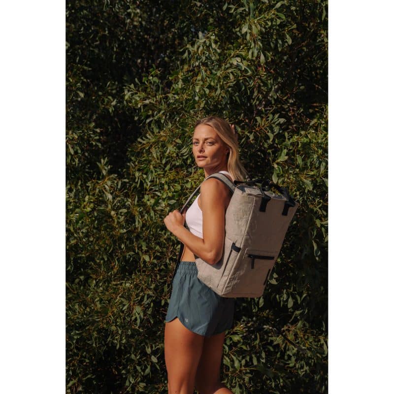 Custom Out of the Woods Seagull Backpack Cooler - Stone with Company Logo - Personalized Bulk Corporate Gift - 7