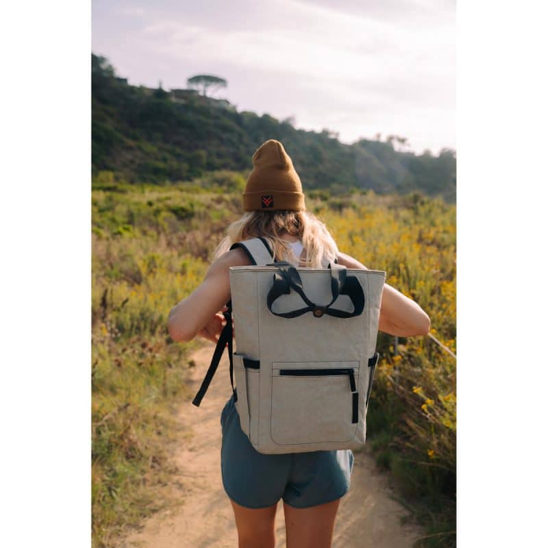 Custom Out of the Woods Seagull Backpack Cooler - Stone with Company Logo - Personalized Bulk Corporate Gift - 8