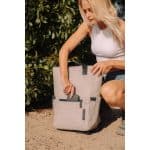 Custom Out of the Woods Seagull Backpack Cooler - Stone with Company Logo - Personalized Bulk Corporate Gift - 9