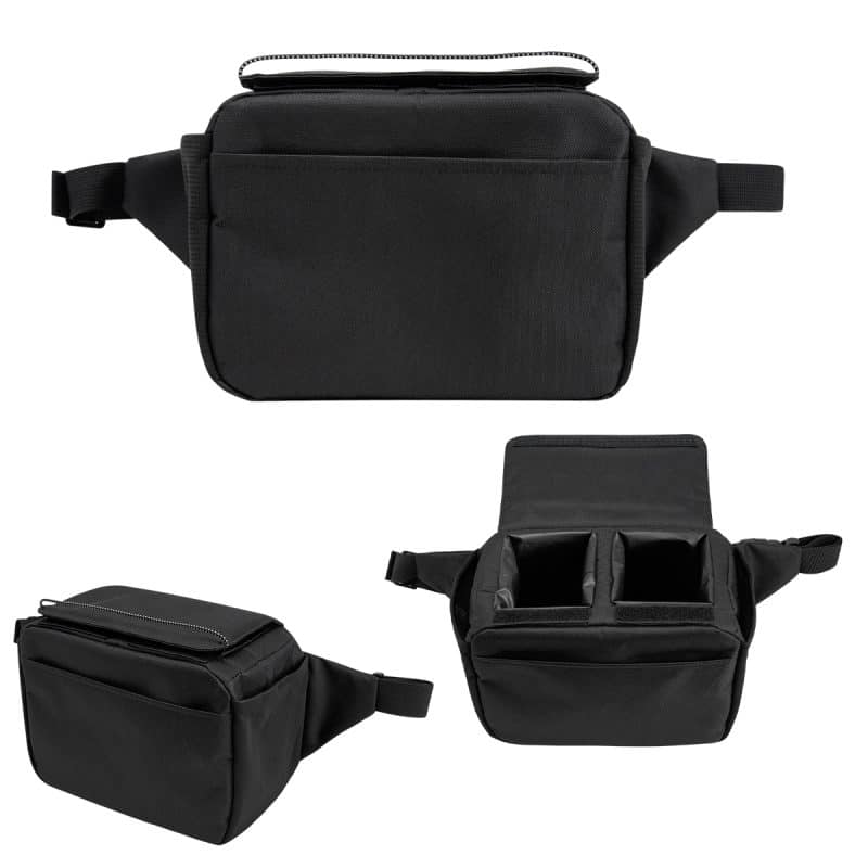 Custom Outpost Rpet 2 Can Cooler Belt Bag with Company Logo - Personalized Bulk Corporate Gift - 1