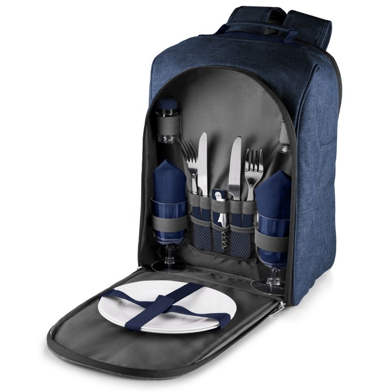 Custom PT-Colorado Picnic Backpack Cooler with Company Logo - Personalized Bulk Corporate Gift - 3