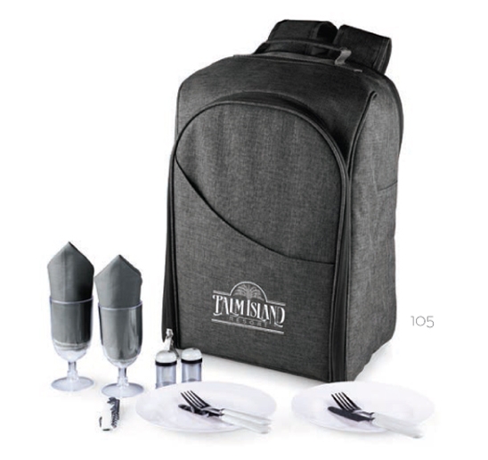 Custom PT-Colorado Picnic Backpack Cooler with Company Logo - Personalized Bulk Corporate Gift