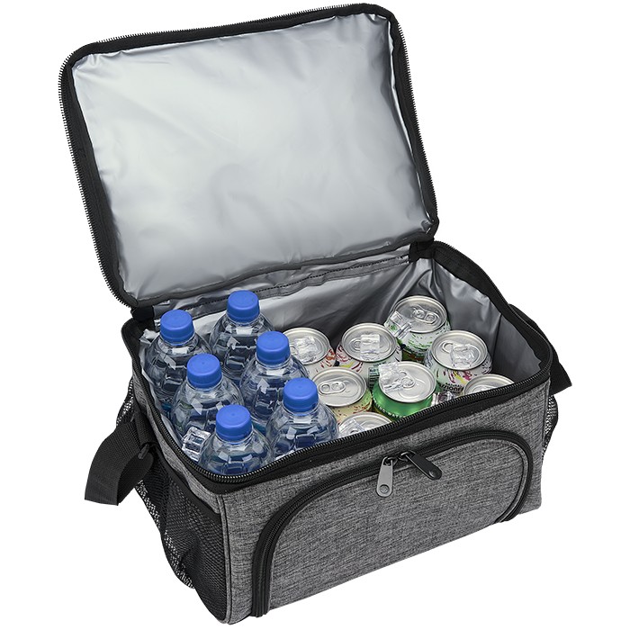 Custom Parcel 24 Can Cooler Bag with Company Logo - Personalized Bulk Corporate Gift - 5