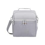 Custom Parkview Recycled rPET Lunch Box Cooler - Greystone with Company Logo - Personalized Bulk Corporate Gift - 1