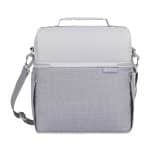 Custom Parkview Recycled rPET Lunch Box Cooler - Greystone with Company Logo - Personalized Bulk Corporate Gift - 2