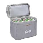 Custom Parkview Recycled rPET Lunch Box Cooler - Greystone with Company Logo - Personalized Bulk Corporate Gift - 4