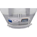 Custom Parkview Recycled rPET Tote Cooler - Greystone with Company Logo - Personalized Bulk Corporate Gift - 4