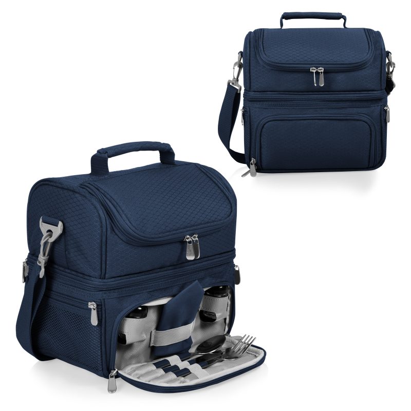 Custom Pranzo Insulated Personal Cooler w/Service for One with Company Logo - Personalized Bulk Corporate Gift - 8