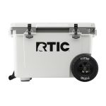 Custom RTIC 52 QT Ultra-Light Wheeled Cooler with Company Logo - Personalized Bulk Corporate Gift - 6