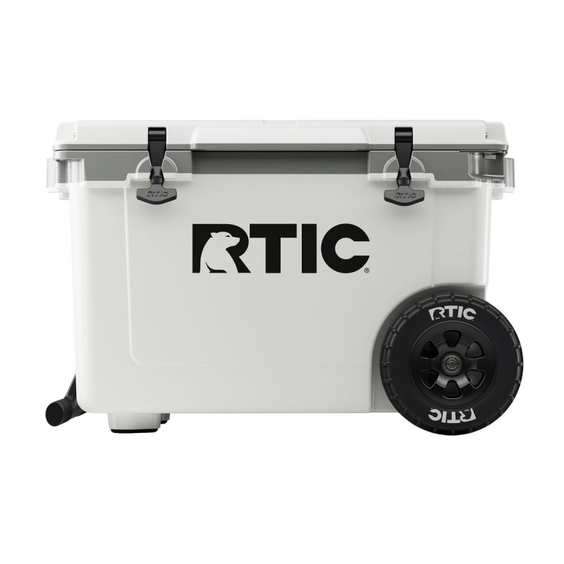 Custom RTIC 52 QT Ultra-Light Wheeled Cooler with Company Logo - Personalized Bulk Corporate Gift - 6