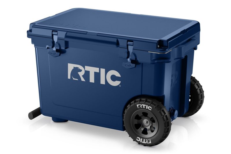Custom RTIC Ultra-Light 52 QT Wheeled Hard Cooler with Company Logo - Personalized Bulk Corporate Gift - 1