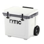 Custom RTIC® 42 QT Ultra-Light Wheeled Cooler with Company Logo - Personalized Bulk Corporate Gift - 1