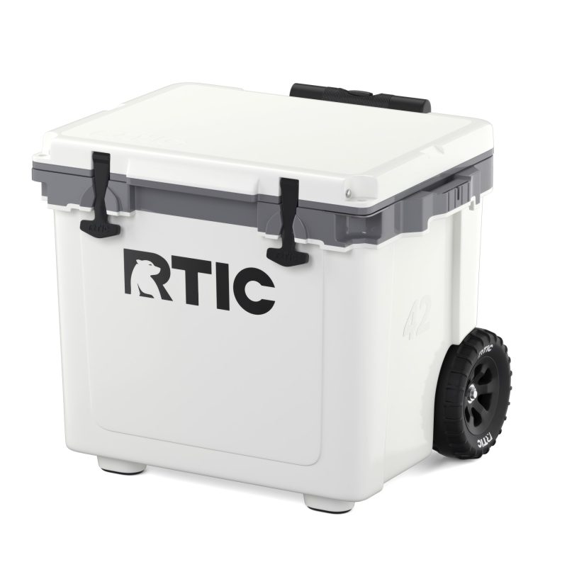 Custom RTIC® 42 QT Ultra-Light Wheeled Cooler with Company Logo - Personalized Bulk Corporate Gift - 1