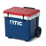 Custom RTIC® 42 QT Ultra-Light Wheeled Cooler with Company Logo - Personalized Bulk Corporate Gift - 4