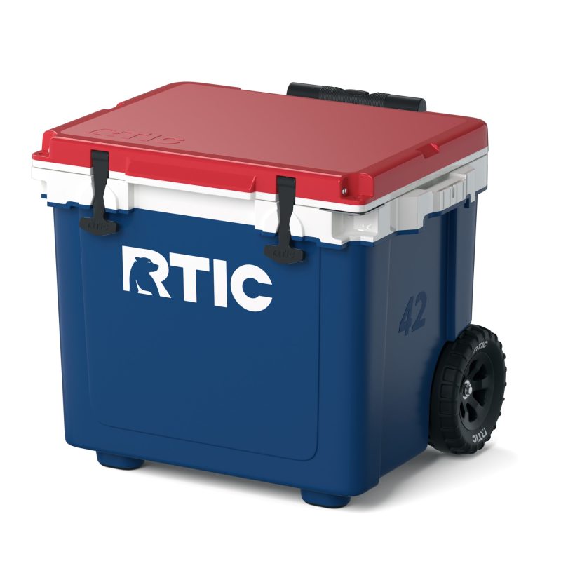 Custom RTIC® 42 QT Ultra-Light Wheeled Cooler with Company Logo - Personalized Bulk Corporate Gift - 4