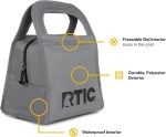 Custom RTIC® Ice Lunch Bag with Company Logo - Personalized Bulk Corporate Gift - 9