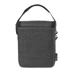 Custom Reagan Recycled rPET Baby Bottle Cooler - Charcoal Heather with Company Logo - Personalized Bulk Corporate Gift - 3