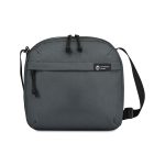 Custom Renew Recycled rPET Lunch Cooler - AWARE - Durango Grey with Company Logo - Personalized Bulk Corporate Gift - 1