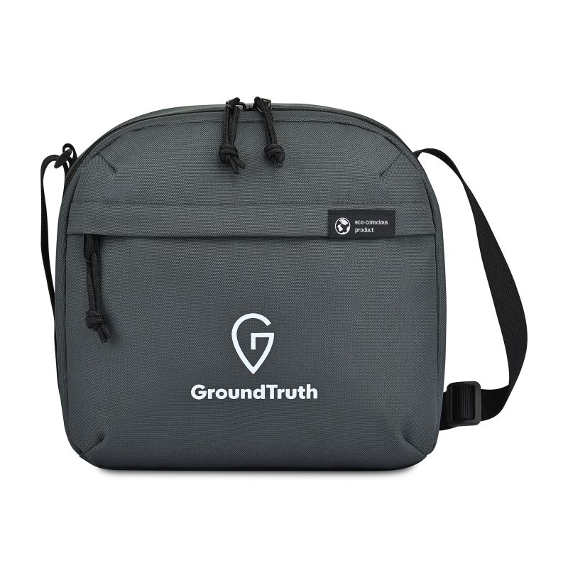 Renew-Recycled-rPET-Lunch-Cooler-AWARE-Durango-Grey-101032-078 Custom Renew Recycled rPET Lunch Cooler - AWARE - Durango Grey with Company Logo - Personalized Bulk Corporate Gift