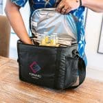 Custom Riley Rpet 15 Can Cooler with Company Logo - Personalized Bulk Corporate Gift - 4