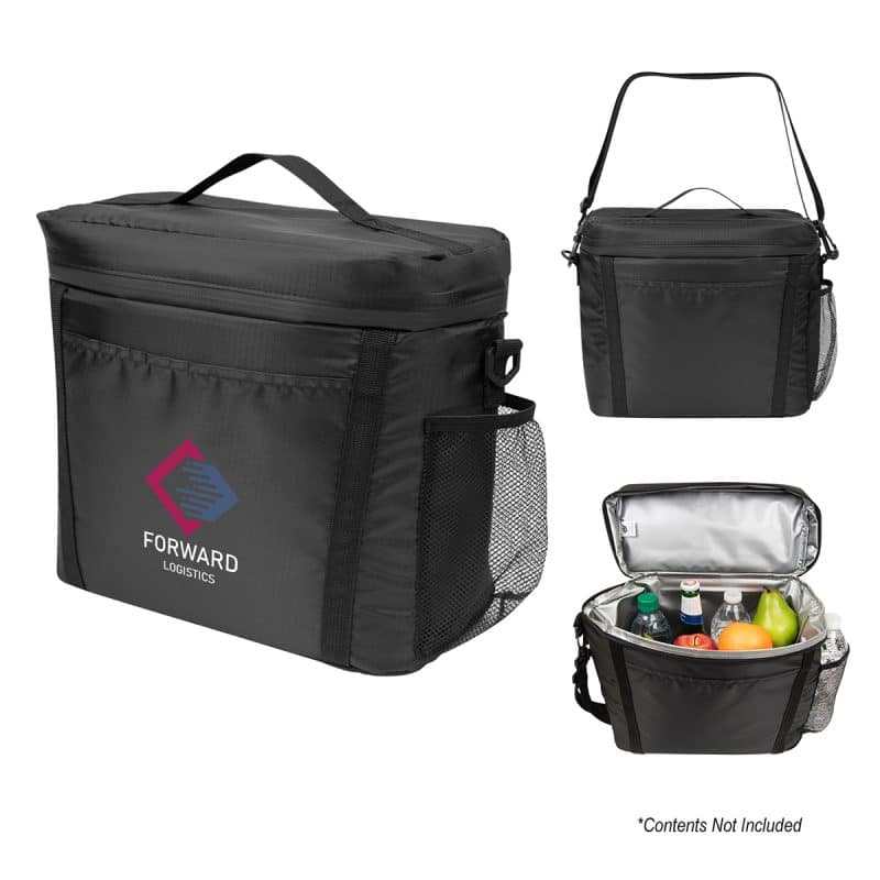 Custom Riley Rpet 15 Can Cooler with Company Logo - Personalized Bulk Corporate Gift